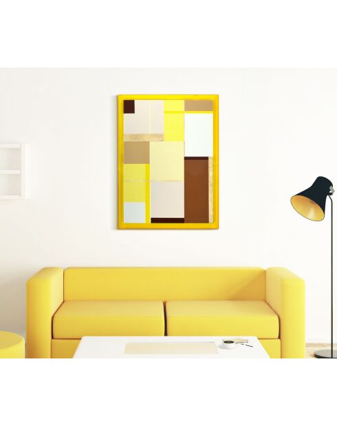 Impression sur toile laquée avec cadre - 60x3,3x80 cm