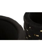 2 schwarze Shelter Hocker mit Stauraum