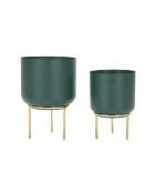 2 Porte-pots Grent verts