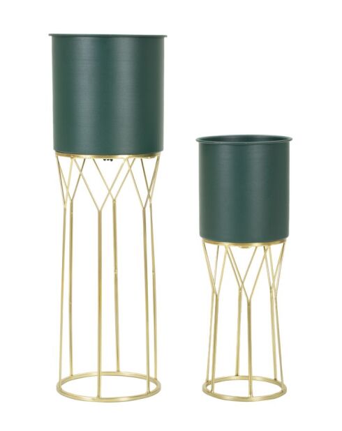 2 Cache-pots Grent verts