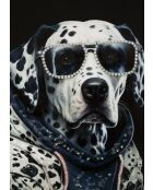 Cuadro lacado con marco - 53x3x73 cm