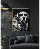 Cuadro lacado con marco - 53x3x73 cm