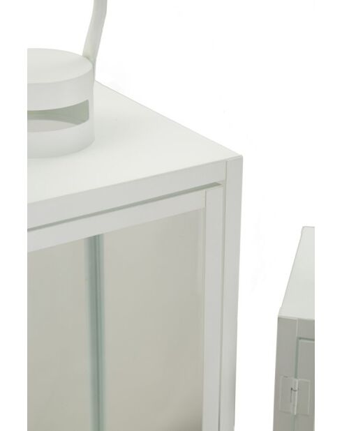 Ensemble de 3 Lanternes blanches
