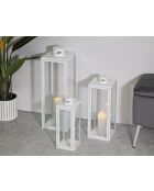 Ensemble de 3 Lanternes blanches