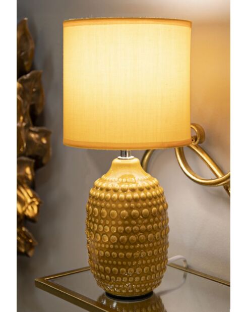 Lampe de table Moutarde - 15x30,5 cm