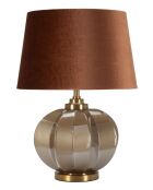 Lampe de table Prague marron/doré - 40,5x57 cm
