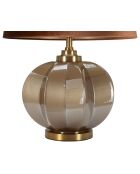 Lampe de table Prague marron/doré - 40,5x57 cm