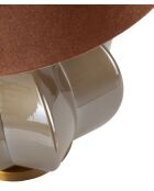 Lampe de table Prague marron/doré - 40,5x57 cm