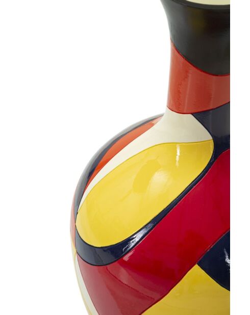 Vase en Résine multicolore - 29x59 cm