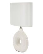 Lampe de Table Seta Blanche - 28,5x15x43 cm