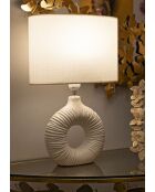 Lampe de Table Seta Blanche - 28,5x15x43 cm