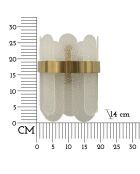 Applique Murale Grise - 20x14x28 cm