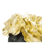 Frau mit Schmetterling schwarz/gold - 21x20x36,5 cm