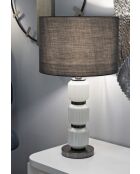 Lampe de table Lumine Trois blanc/gris - 32,5x57 cm