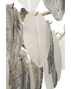 Lustre Feuilles gris - 60x40-87 cm