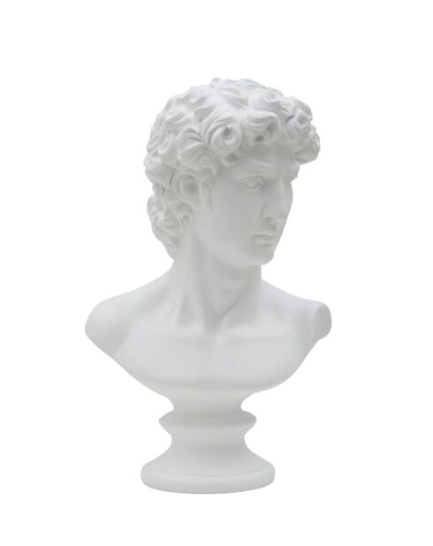 Sculpture Romaine blanche - 21,5x14,5x34 cm