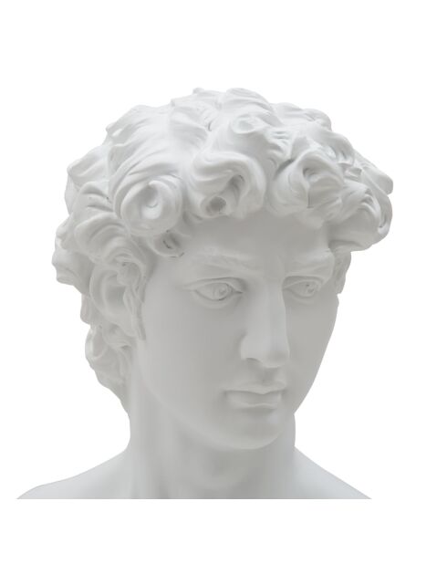 Sculpture Romaine blanche - 21,5x14,5x34 cm