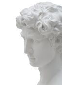 Sculpture Romaine blanche - 21,5x14,5x34 cm