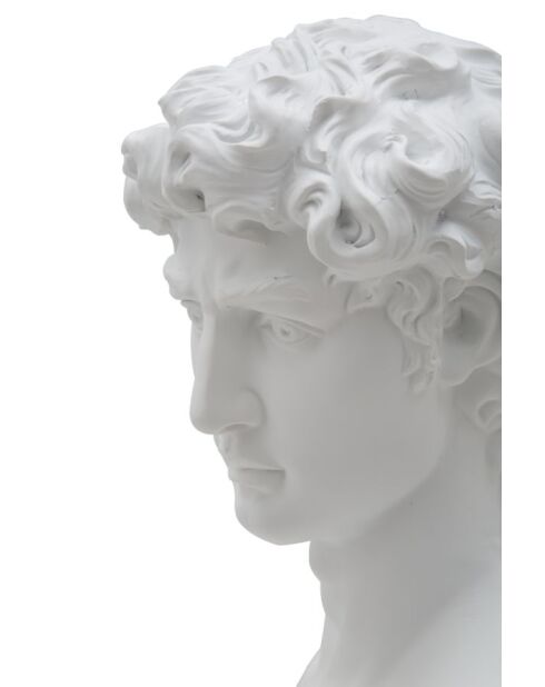 Sculpture Romaine blanche - 21,5x14,5x34 cm