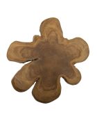 Mesita Bintang de teca marrón - 50x47x50 cm