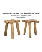 Mesita Bintang de teca marrón - 50x47x50 cm