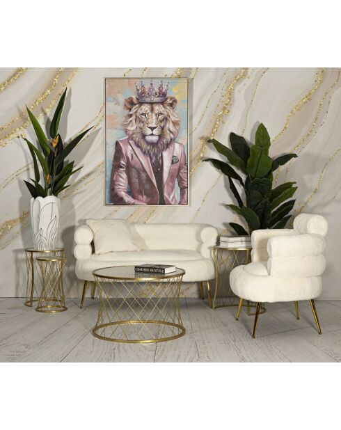 4 goldene Noah Couchtische