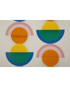 Impression sur toile Pop Art avec cadre - 50x3,3x70 cm