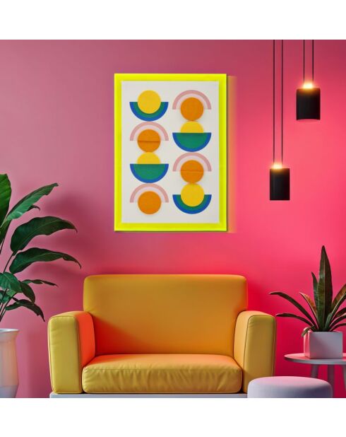 Impression sur toile Pop Art avec cadre - 50x3,3x70 cm