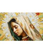 Tableau sur toile laquée Madène avec cadre - 72x4x102 cm