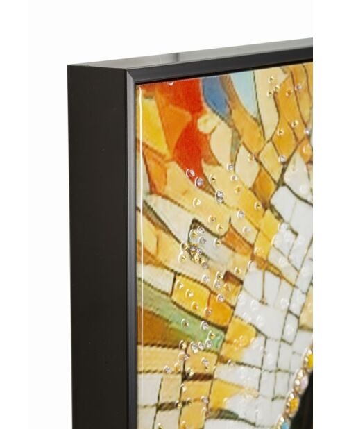 Tableau sur toile laquée Madène avec cadre - 72x4x102 cm