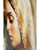 Tableau sur toile laquée Madène avec cadre - 72x4x102 cm