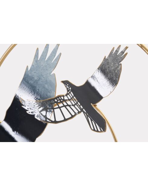 Pannello murale Bird in ferro - 91x7x50 cm