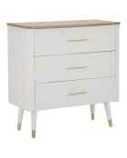 Commode Matera blanche - 78x37x80 cm