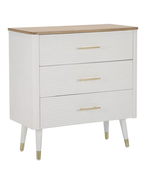 Commode Matera blanche - 78x37x80 cm