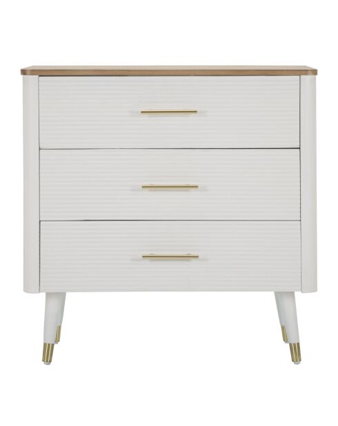 Commode Matera blanche - 78x37x80 cm