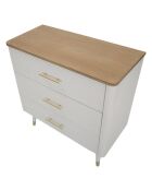 Commode Matera blanche - 78x37x80 cm