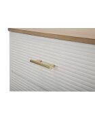 Commode Matera blanche - 78x37x80 cm