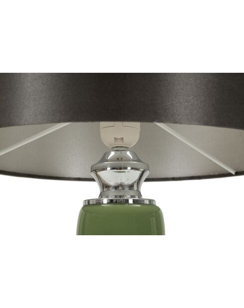 Lampe de table Eva Trois vert/noir - 32,5x55 cm