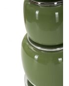 Lampe de table Eva Trois vert/noir - 32,5x55 cm