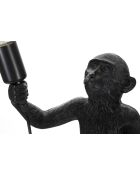 Lampe de table Monkey noire - 26x34x55 cm