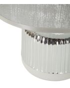 Lampe de table Lucina blanc/argenté - 20x29 cm