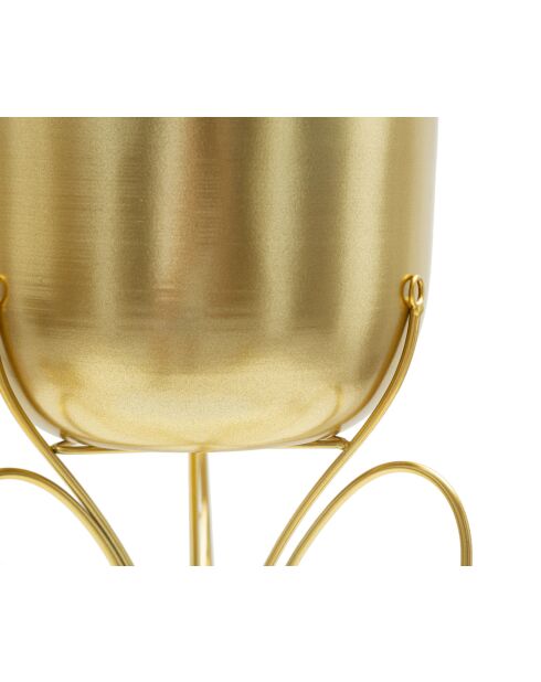 Soporte para ollas dorado Farfy - 22x45 cm