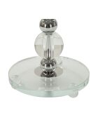 Lampe de table Tolly argentée - 30x48 cm