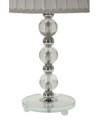 Lampe de table Tolly argentée - 30x48 cm