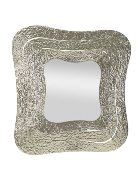 Specchio da parete Aury Square Silver - 74x7x79 cm