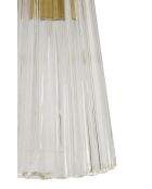 Applique Murale Prague dorée - 11x16x40 cm