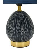 Lampe de table Flavi Bleue - 15x30,5 cm