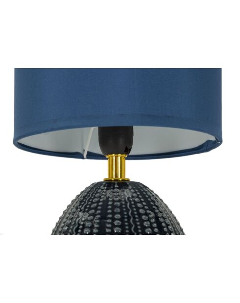 Lampe de table Flavi Bleue - 15x30,5 cm