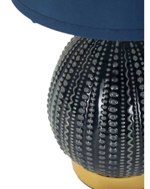 Lampe de table Flavi Bleue - 15x30,5 cm