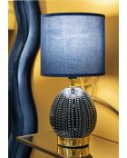 Lampe de table Flavi Bleue - 15x30,5 cm